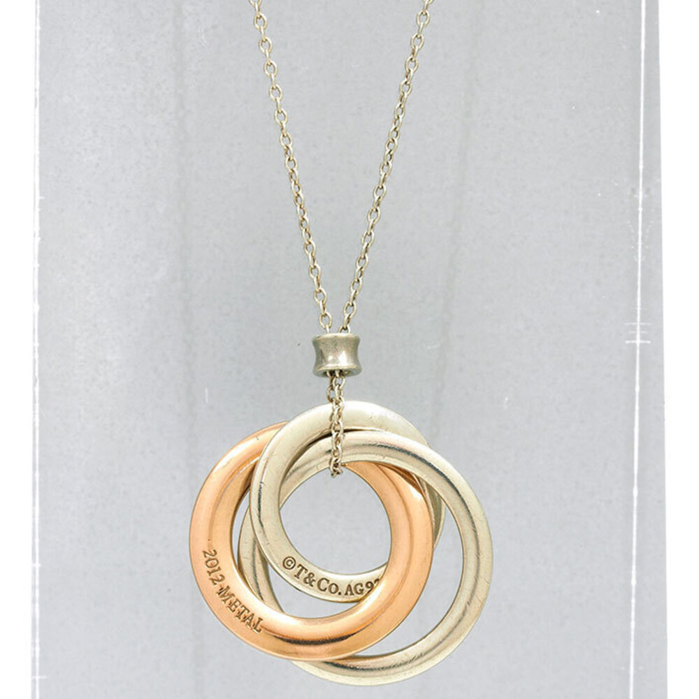 Tiffany Interlocking Circles Silver Pendant